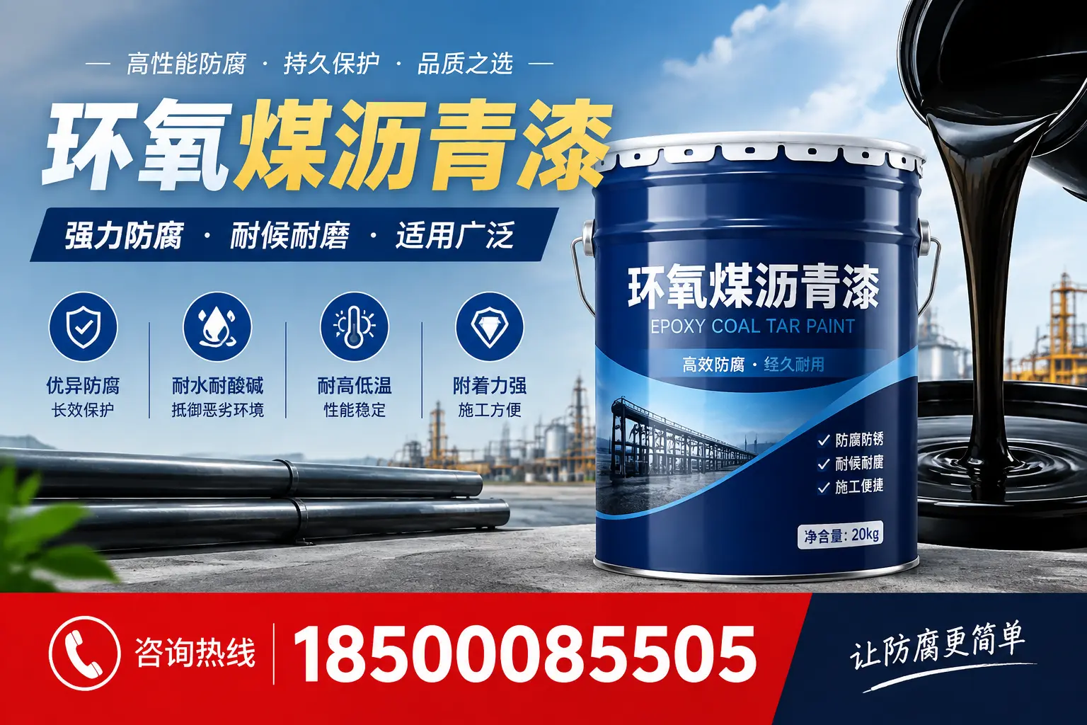 环氧煤沥青漆在不同气候条件下的表现分析，黄冈适用性