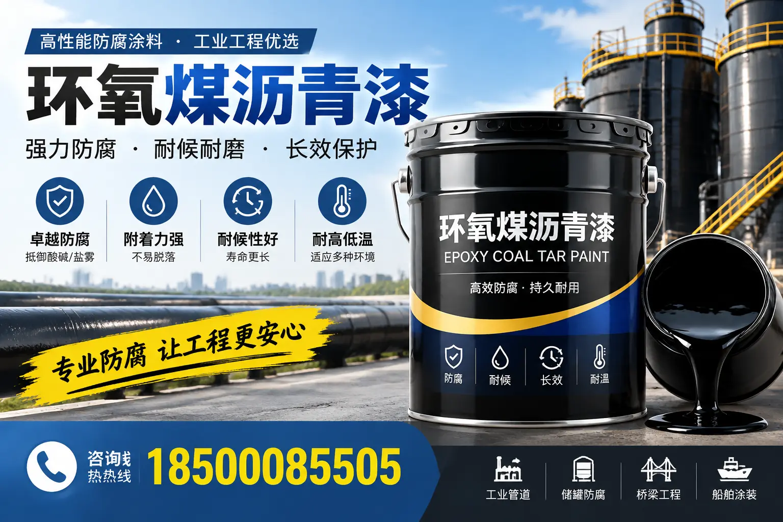 环氧煤沥青漆的施工方法与注意事项，确保在黄冈顺利完成
